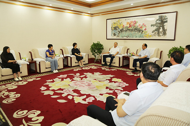 建行河南省分行項目評估中心總經(jīng)理王洪亮一行調研2×60萬機組項目