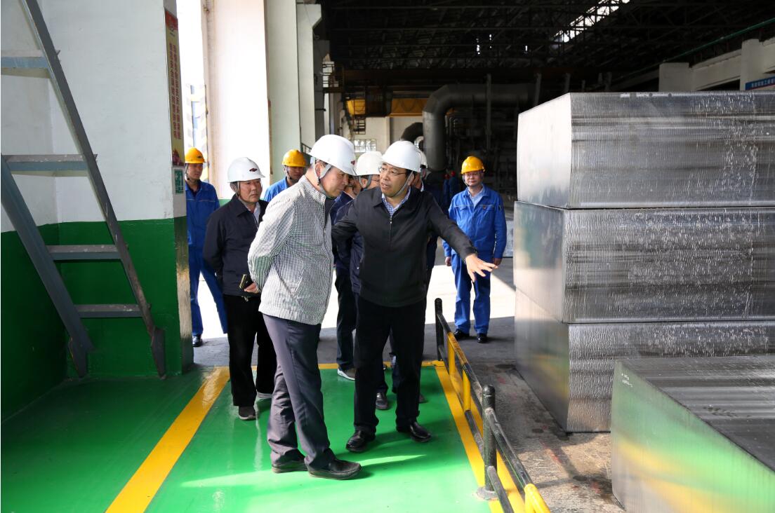 北京能源集團(tuán)投資部部長楊松、北京京能電力公司總經(jīng)理金生祥一行到萬基控股集團(tuán)調(diào)研